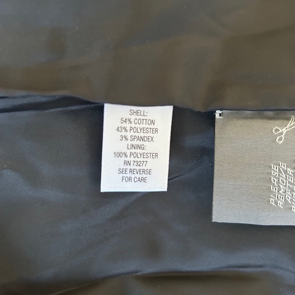 Dana Buchman Damask Black Long Sleeve Blazer Size 14 - Picture 5 of 13